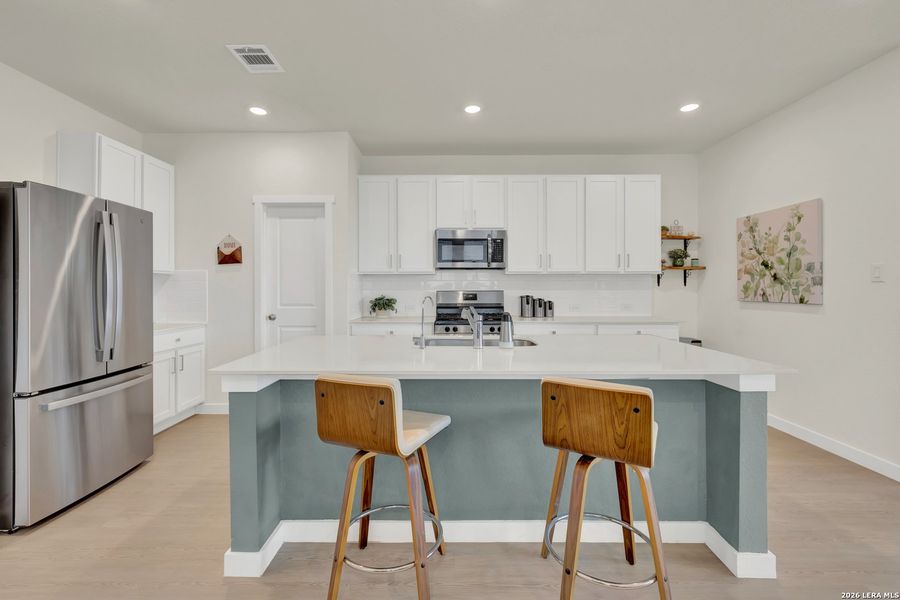 Furnished interior view inside a new home in Parkside, New Braunfels (Image 11).