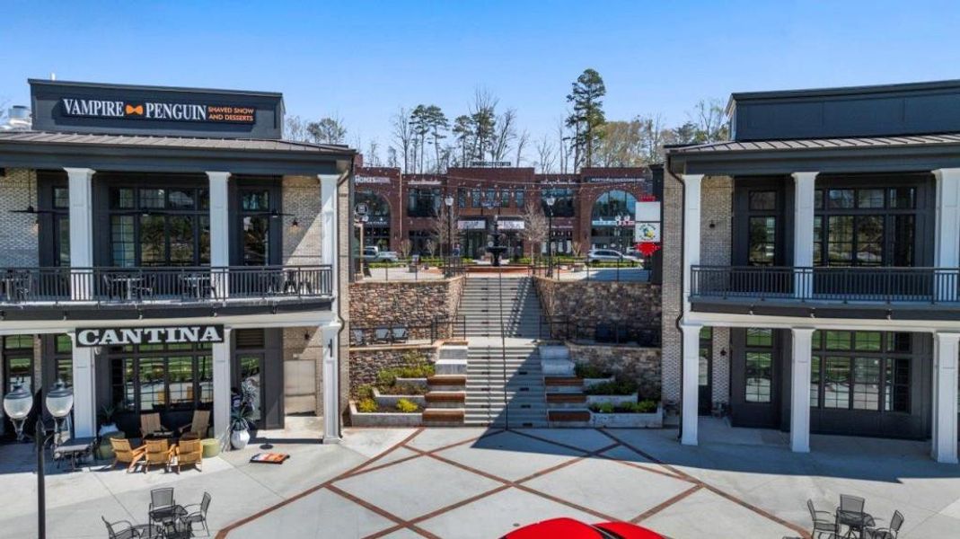 Front exterior of a new home in Haven Abbey, Cumming, GA, highlighting curb appeal (Image 38).