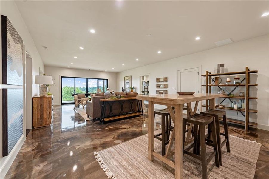 Furnished interior view inside a new home in , Morganton (Image 53).