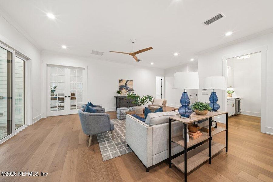 Furnished interior view inside a new home in , Jacksonville (Image 75).
