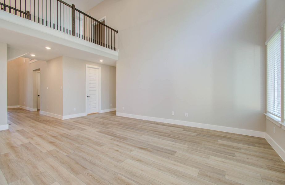Spacious, unfurnished interior of a new home in Harper's Preserve - Classic Series, Conroe (Image 24). Spacious, unfurnished interior of a new home in Harper's Preserve - Classic Series, Conroe (Image 24).
