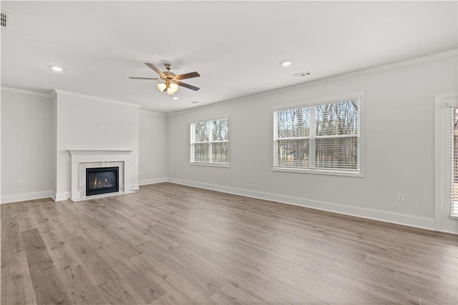 Spacious, unfurnished interior of a new home in Holland Estates, Powder Springs (Image 21). Spacious, unfurnished interior of a new home in Holland Estates, Powder Springs (Image 21).
