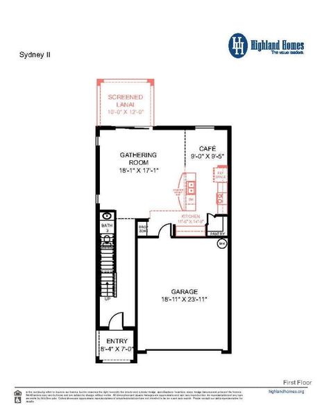 Sydney II - Home Layout