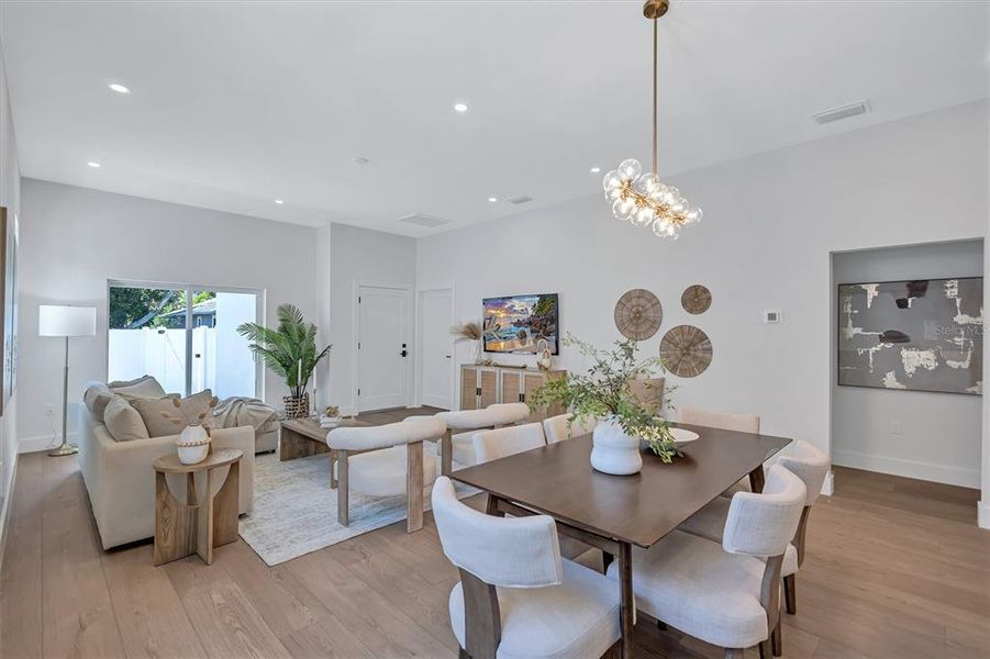 Furnished interior view inside a new home in , St. Petersburg (Image 12).