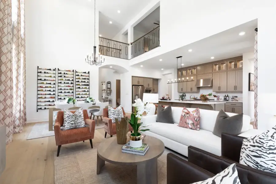 Representative Family Room - some options shown