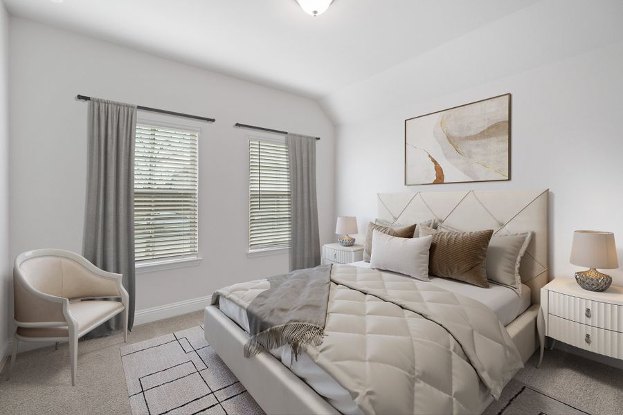 Representative furnished interior of a home built from the Magnolia by Beazer Homes in Woodcreek, Fate (Image 6).