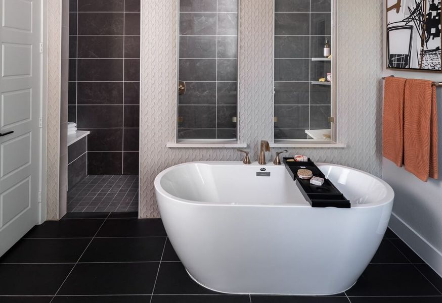 Furnished interior view inside a new home in Highland Crossing, Celina (Image 9).