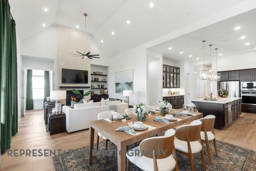 Furnished interior view inside a new home in Flora, Hutto (Image 9).
