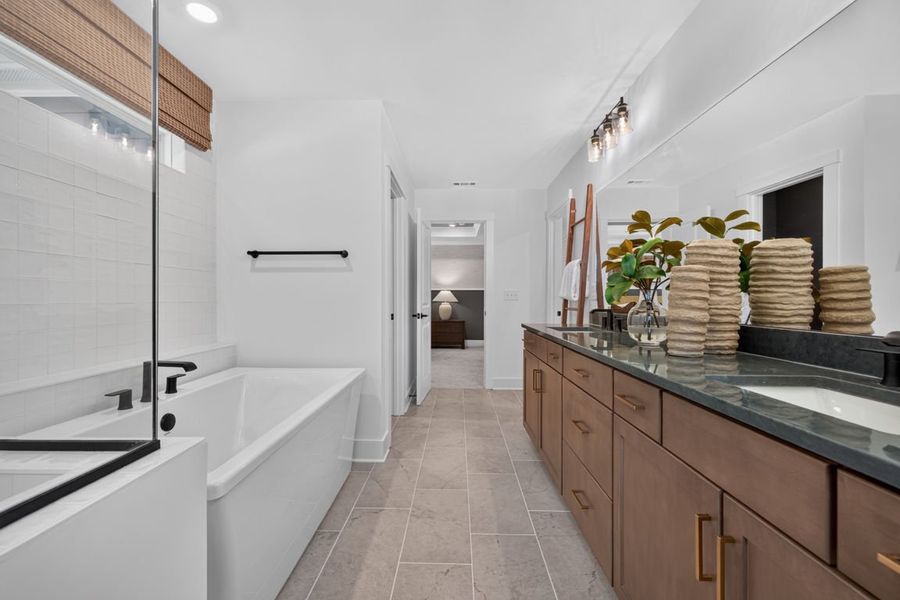 Representative furnished interior of a home built from the Newlyn by Pulte Homes in Windsor Court, Fayetteville (Image 31).