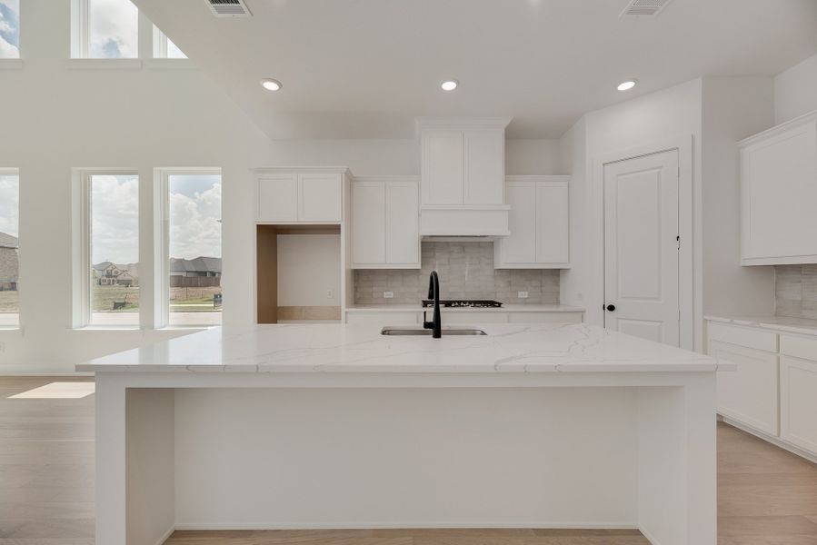Furnished interior view inside a new home in Cottages of Celina, Celina (Image 7).
