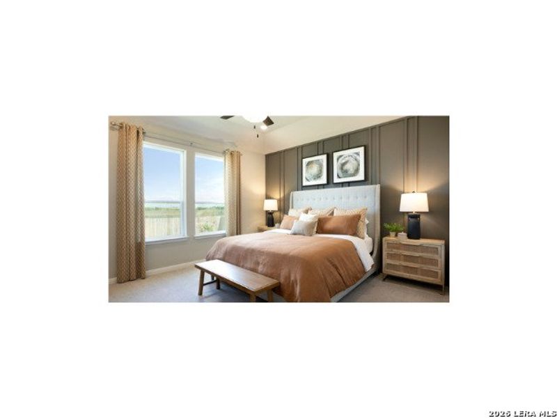 Furnished interior view inside a new home in Comanche Ridge, San Antonio (Image 8).