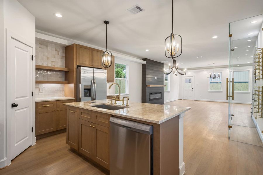 Furnished interior view inside a new home in , Houston (Image 16).