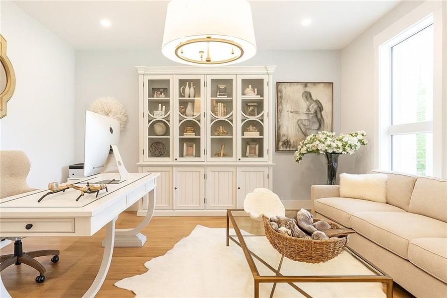 Furnished interior view inside a new home in , Marietta (Image 76).