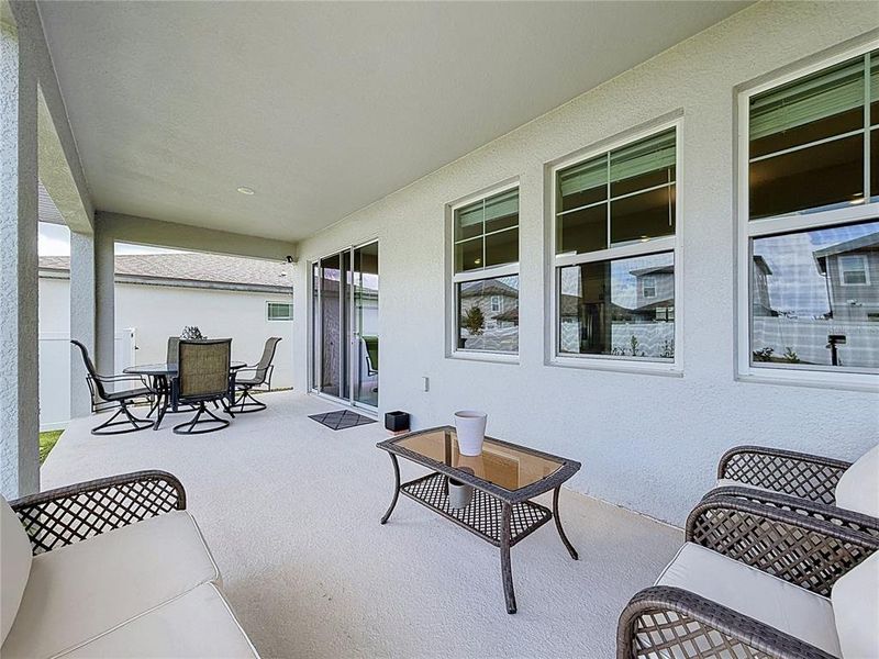 Exterior details and patio area of a home in , Minneola (Image 24).