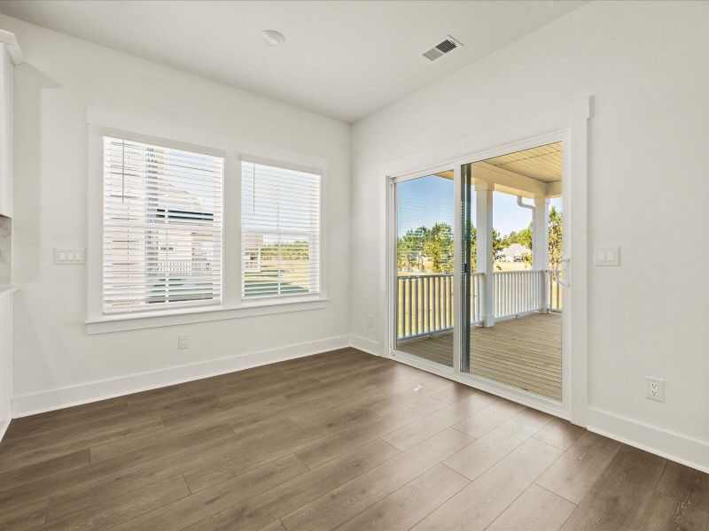 Spacious, unfurnished interior of a new home in The Coves at Lakes of Cane Bay, Summerville (Image 19). Spacious, unfurnished interior of a new home in The Coves at Lakes of Cane Bay, Summerville (Image 19).
