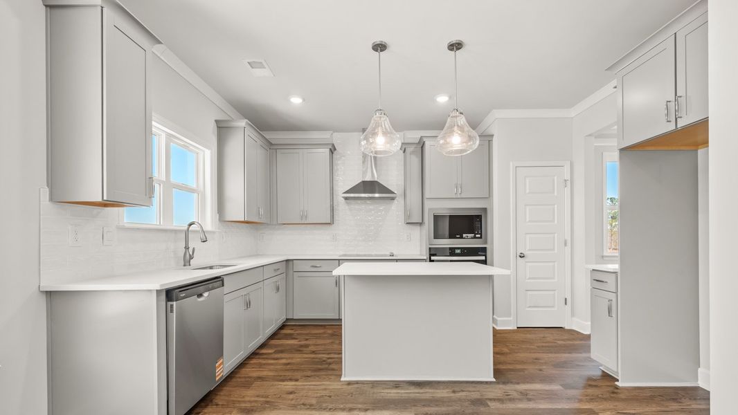 Representative furnished interior of a home built from the Packard by D.R. Horton in Evergreen Crossing, Locust Grove (Image 7).