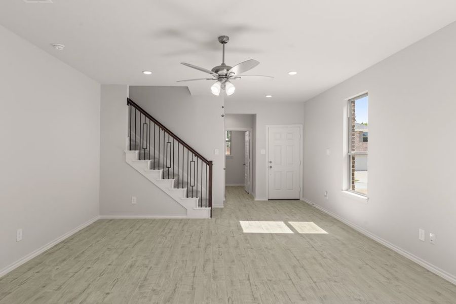 Representative exterior photo of a completed home built from the Willow by Impression Homes in ValleyBrooke, Mesquite, TX (Image 11).