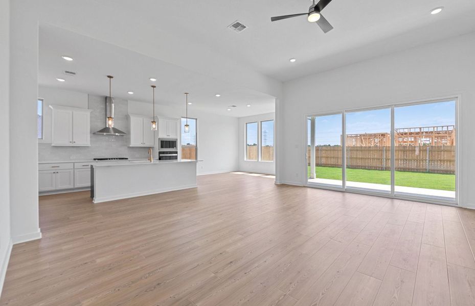 Representative unfurnished interior of a home built from the Boling by Pulte Homes in Blue Creek Trails, Richmond (Image 11). Representative unfurnished interior of a home built from the Boling by Pulte Homes in Blue Creek Trails, Richmond (Image 11).