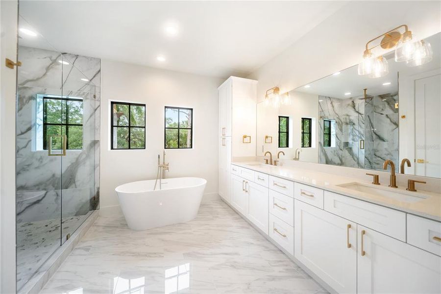 Furnished interior view inside a new home in , Sarasota (Image 58).