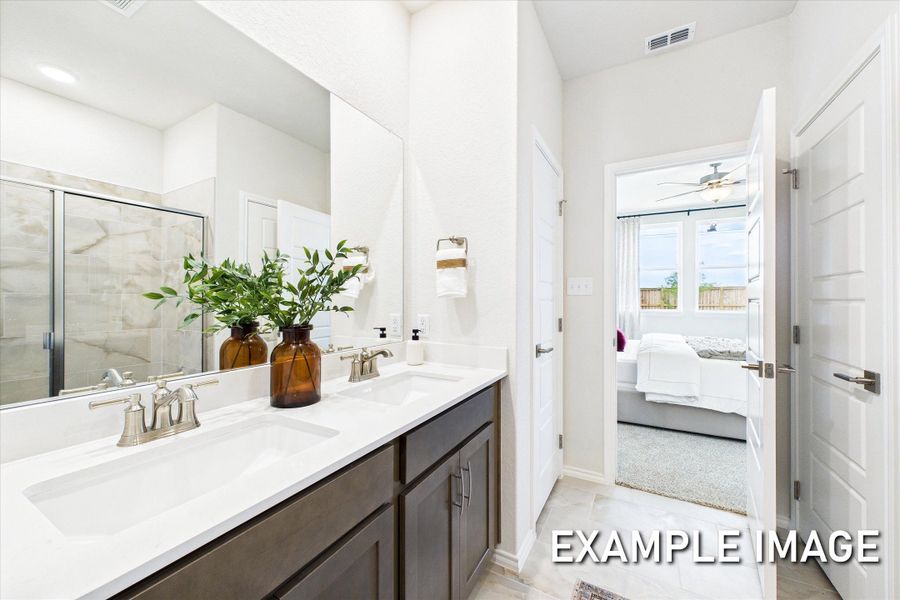 Representative furnished interior of a home built from the The Brazos E by Davidson Homes LLC in Heartland, Heartland (Image 22).