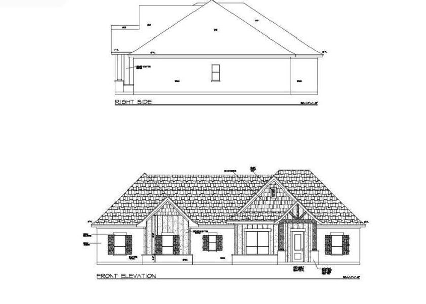 Exterior rendering of this home design in , Azle, TX (Image 2).