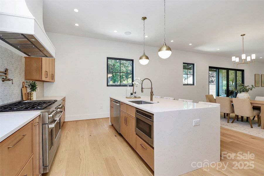 Furnished interior view inside a new home in , Charlotte (Image 17).