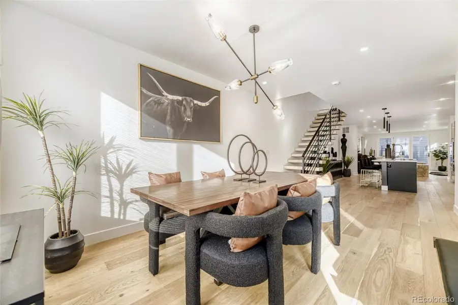 Furnished interior view inside a new home in , Denver (Image 4).
