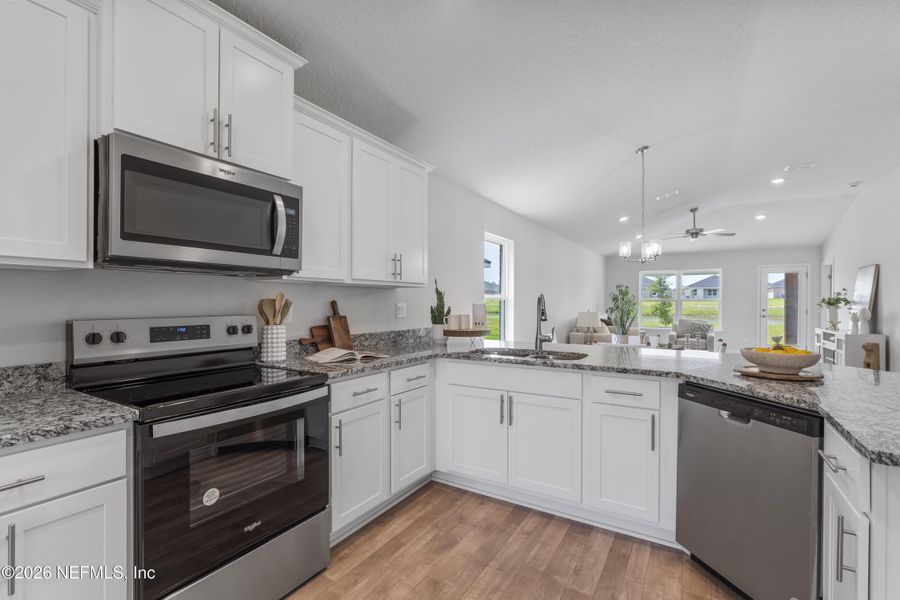 Furnished interior view inside a new home in Summerglen, Jacksonville (Image 9).
