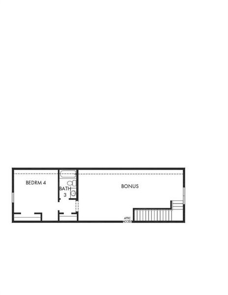 2D floor plan layout of this home in Old Mill Preserve, Dallas, GA (Image 3).
