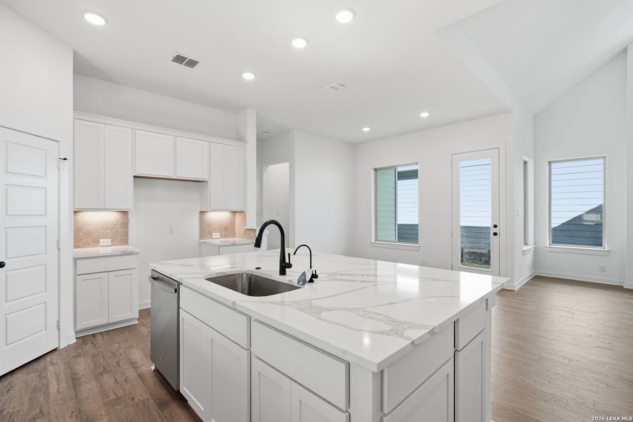 Furnished interior view inside a new home in The Crossvine, Schertz (Image 6).