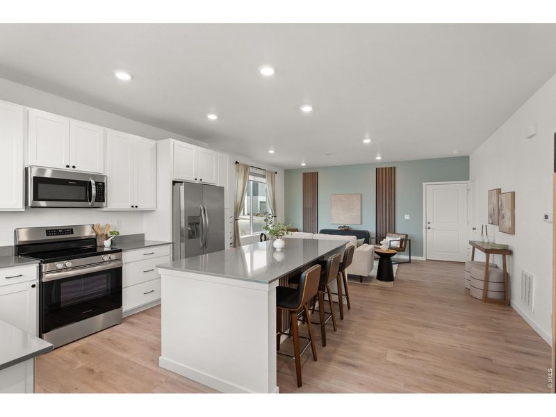 Furnished interior view inside a new home in Whisper Village, Arvada (Image 4).