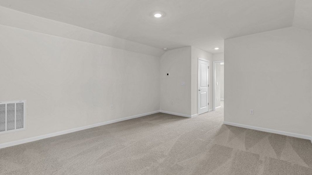 Spacious, unfurnished interior of a new home in The Villas at Kinsley, Jamestown (Image 21). Spacious, unfurnished interior of a new home in The Villas at Kinsley, Jamestown (Image 21).