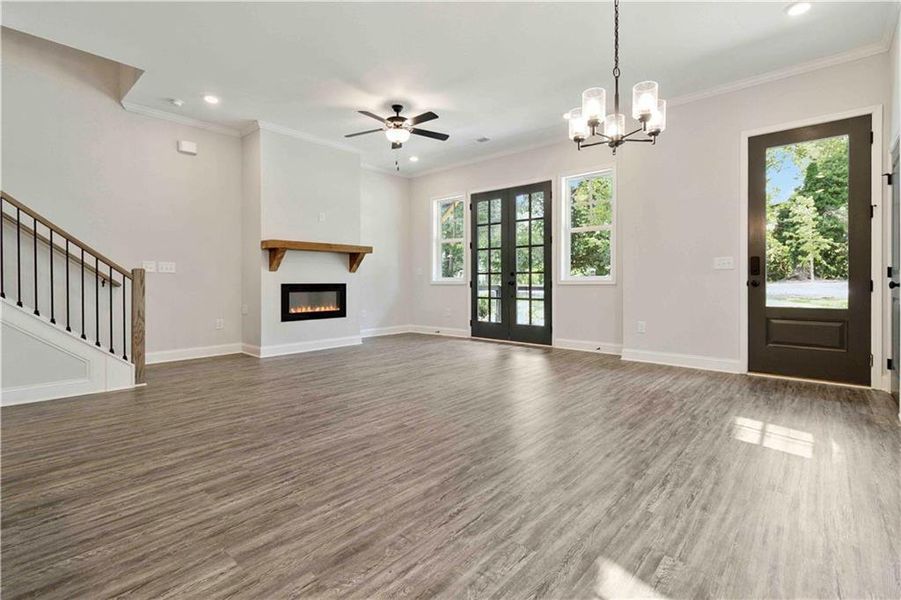 Spacious, unfurnished interior of a new home in Serenity, Hapeville (Image 8).