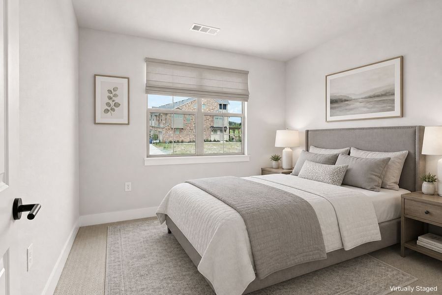 Furnished interior view inside a new home in The Tribute, The Colony (Image 18). Furnished interior view inside a new home in The Tribute, The Colony (Image 18).