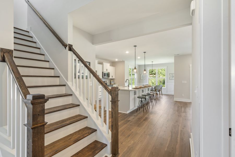 Furnished interior view inside a new home in Parkwood Estates, Leland (Image 8).