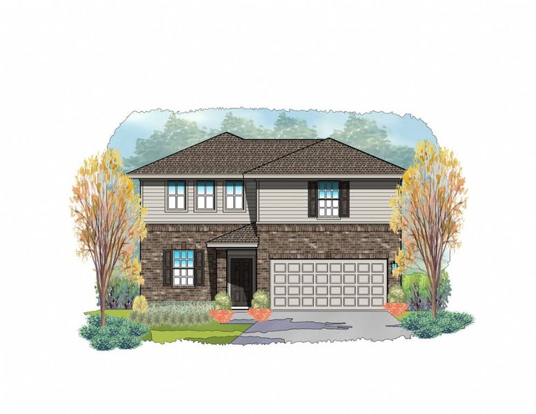 Representative exterior photo of a completed home built from the Townsquare by Steve Klein Custom Builder in TerraVista, Victoria, TX (Image 6). Representative exterior photo of a completed home built from the Townsquare by Steve Klein Custom Builder in TerraVista, Victoria, TX (Image 6).