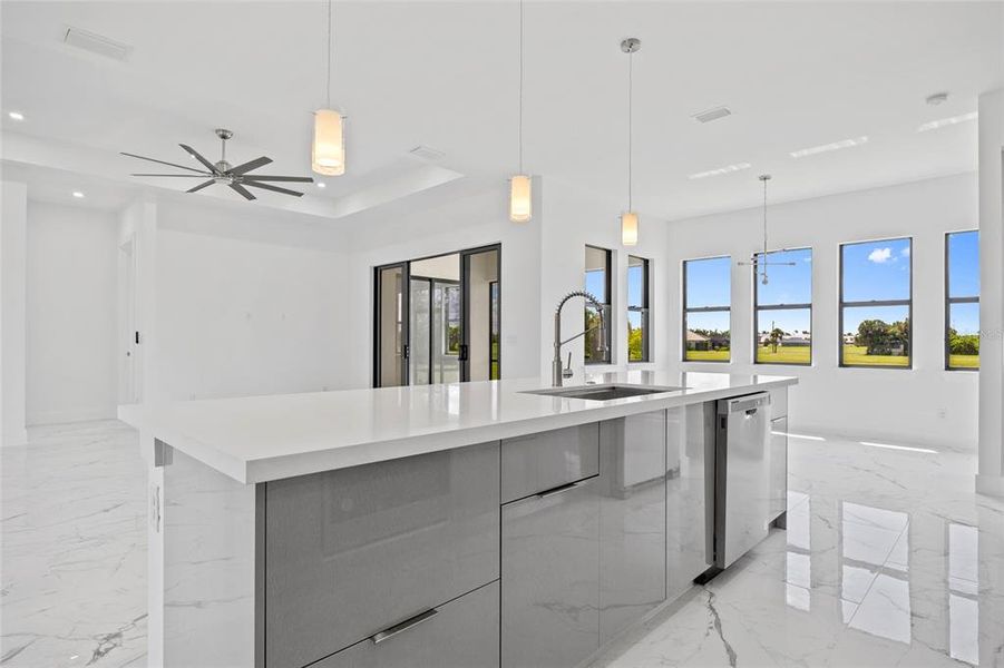 Furnished interior view inside a new home in , Punta Gorda (Image 7).