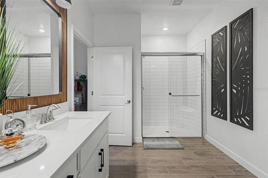 Furnished interior view inside a new home in Mirada Active Adult, San Antonio (Image 18). Furnished interior view inside a new home in Mirada Active Adult, San Antonio (Image 18).