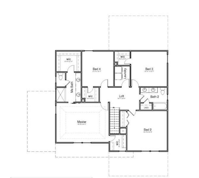 2D floor plan layout of this home in , Summerville, SC (Image 2).