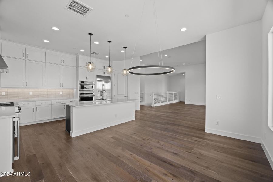 Kitchen Dining towards Great Room