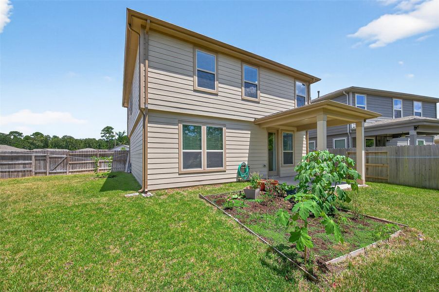 Front exterior of a new home in Creekside Court, Magnolia, TX, highlighting curb appeal (Image 24). Front exterior of a new home in Creekside Court, Magnolia, TX, highlighting curb appeal (Image 24).