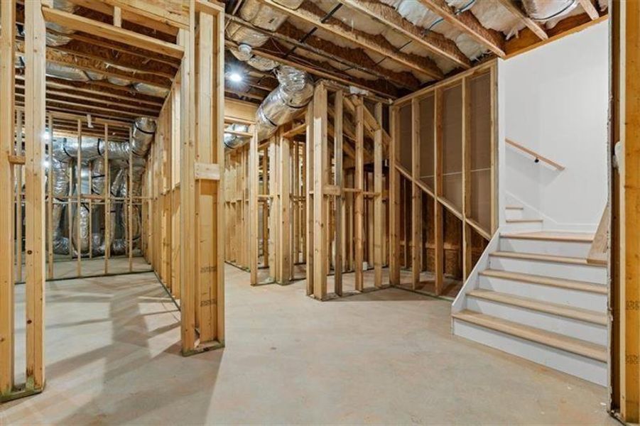 In-progress construction of a new home in , Acworth, GA (Image 62).