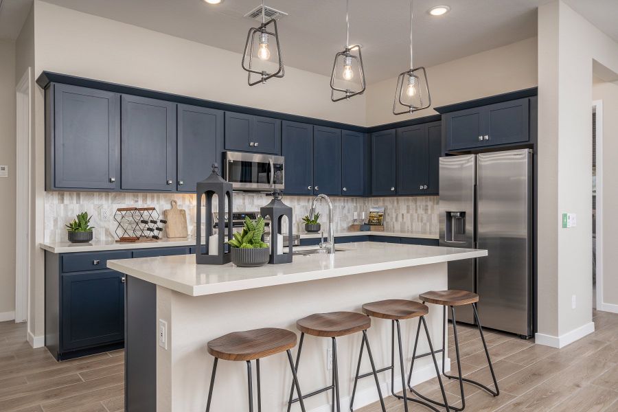 Representative furnished interior of a home built from the Madera 5G by Risewell Homes in Wildera, San Tan Valley (Image 6).