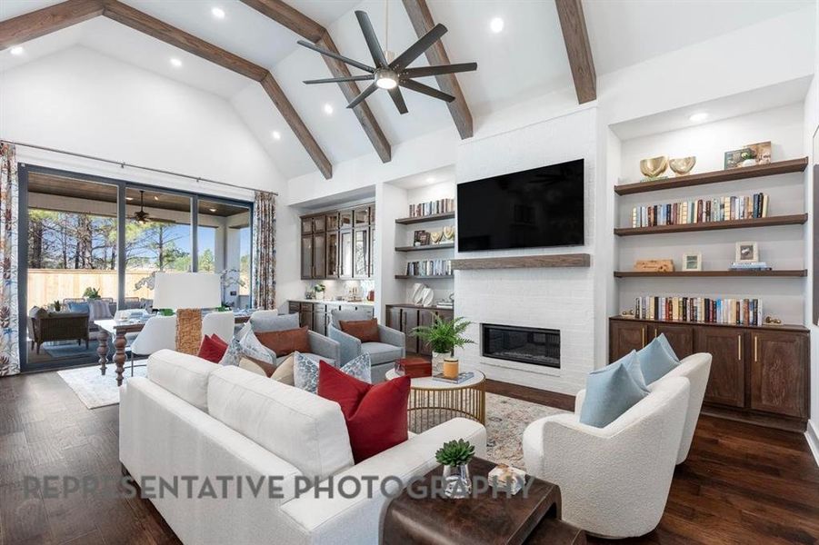 Furnished interior view inside a new home in Landmark, Denton (Image 15).