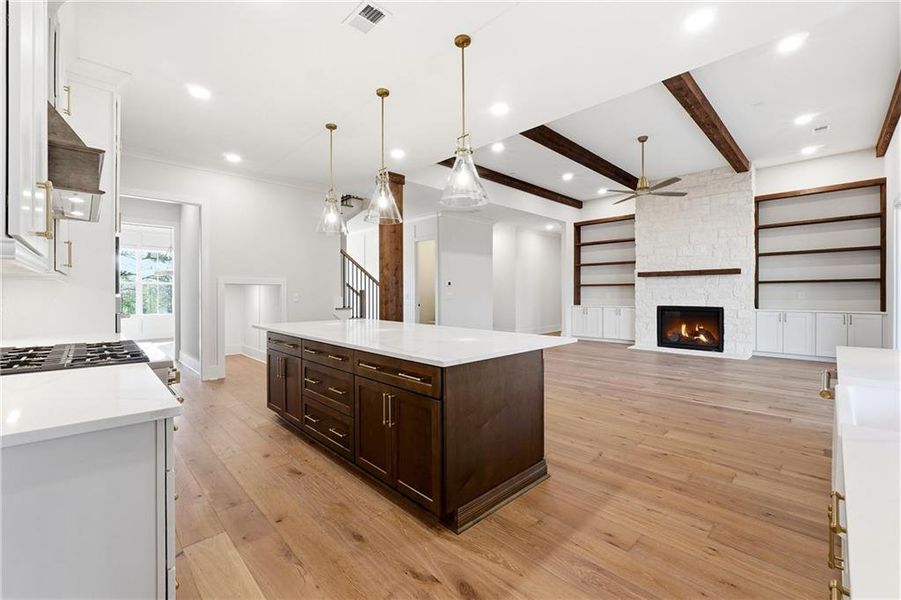 Furnished interior view inside a new home in , Marietta (Image 11).
