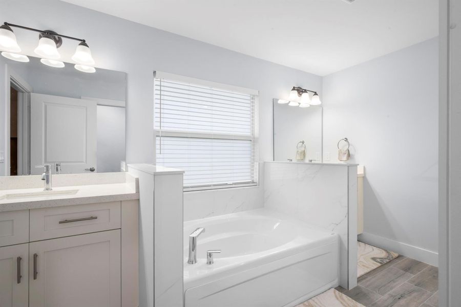 Furnished interior view inside a new home in , Port St. Lucie (Image 29).