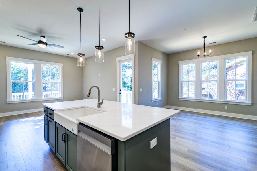 Furnished interior view inside a new home in , Charleston (Image 7).