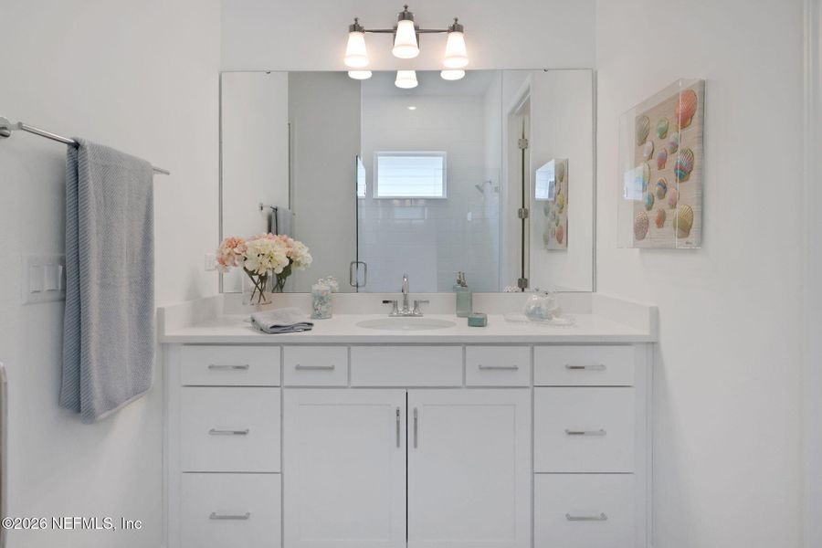 Furnished interior view inside a new home in , Flagler Beach (Image 17).
