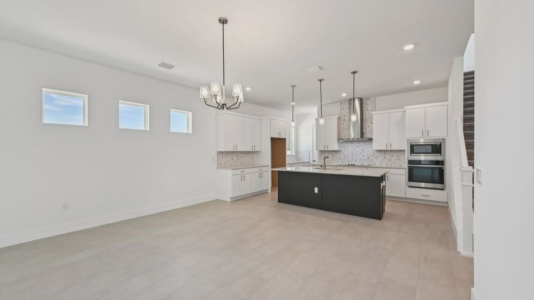 The Dining Room and Kitchen