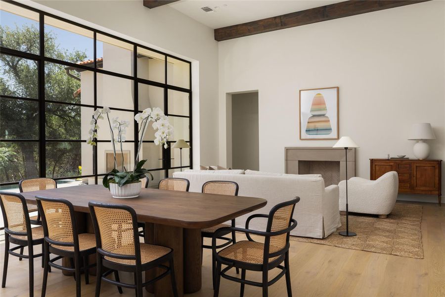 Furnished interior view inside a new home in Amarra Villas, Austin (Image 43). Furnished interior view inside a new home in Amarra Villas, Austin (Image 43).